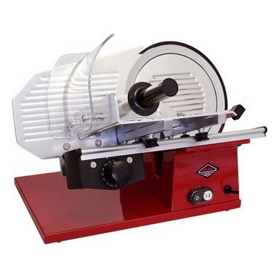 evolution pro 250 red slicer with sharpener supplied